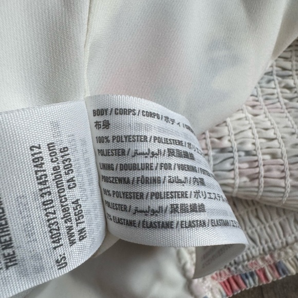 Abercrombie & Fitch Multicolor Puff Sleeve Blouse - Picture 5 of 7